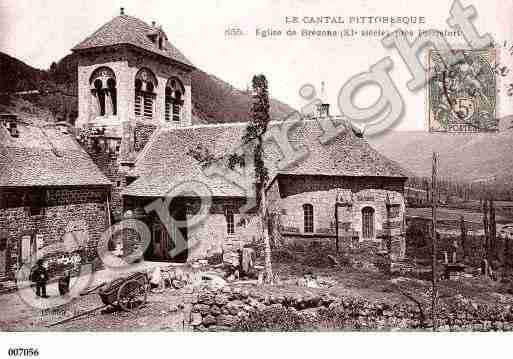 Ville de BREZONS, carte postale ancienne