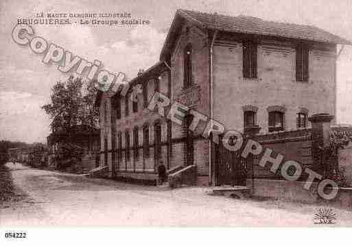 Ville de BRUGUIERES, carte postale ancienne