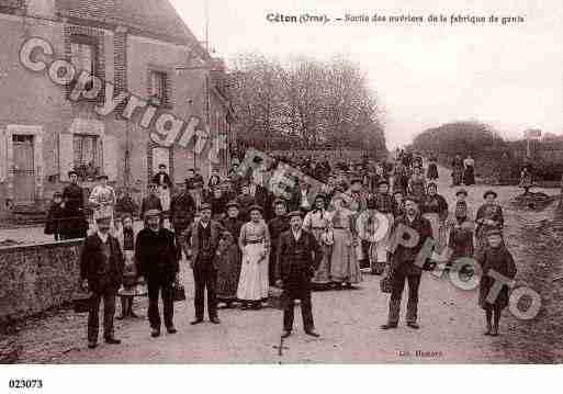 Ville de CETON, carte postale ancienne