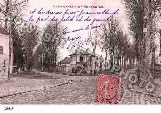 Ville de CHAPELLEENSERVAL(LA), carte postale ancienne