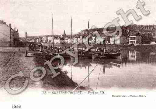 Ville de CHATEAUTHIERRY, carte postale ancienne