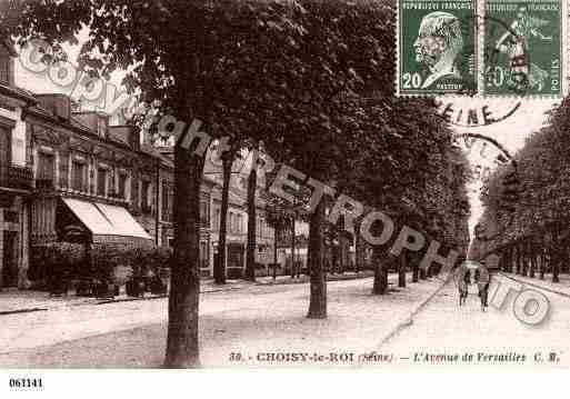 Ville de CHOISYLEROI, carte postale ancienne