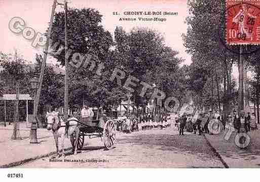 Ville de CHOISYLEROI, carte postale ancienne