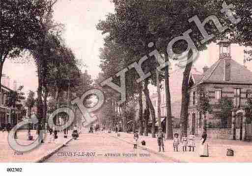 Ville de CHOISYLEROI, carte postale ancienne