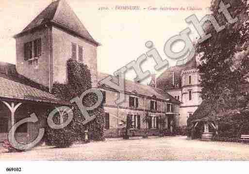 Ville de DOMSURE, carte postale ancienne