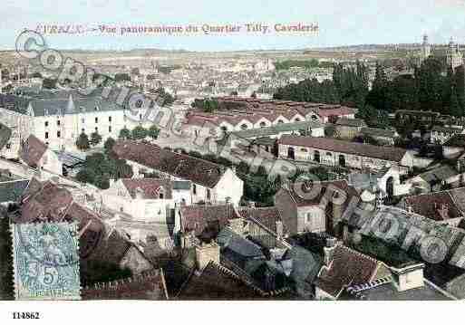 Ville de EVREUX, carte postale ancienne