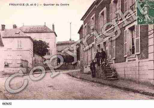 Ville de FROUVILLE, carte postale ancienne