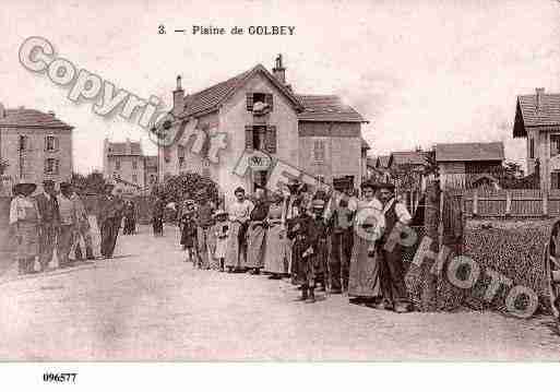 Ville de GOLBEY, carte postale ancienne