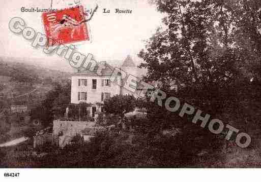 Ville de GOULT, carte postale ancienne