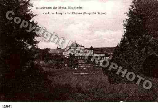 Ville de LESSY, carte postale ancienne