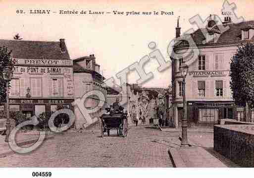 Ville de LIMAY, carte postale ancienne