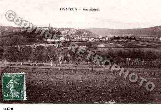 Ville de LIVERDUN, carte postale ancienne