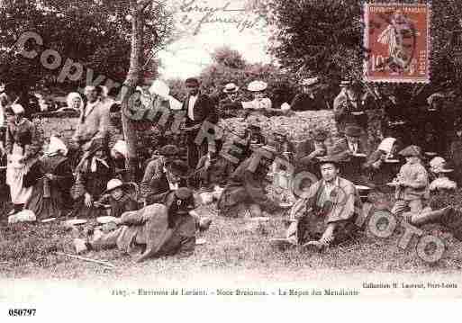 Ville de LORIENT, carte postale ancienne