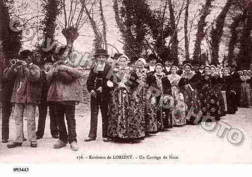 Ville de LORIENT, carte postale ancienne