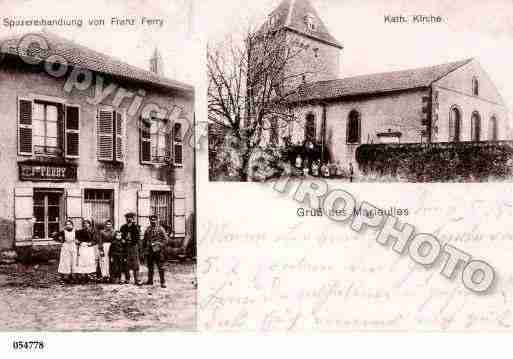 Ville de MARIEULLES, carte postale ancienne