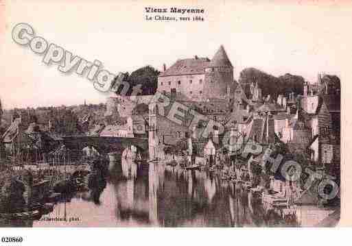 Ville de MAYENNE, carte postale ancienne