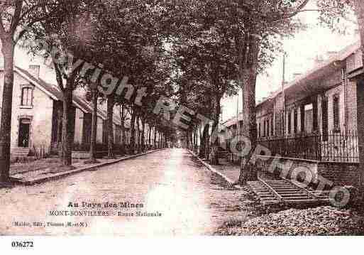 Ville de MONTBONVILLERS, carte postale ancienne