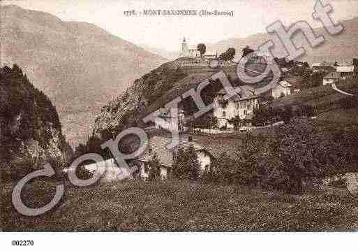 Ville de MONTSAXONNEX, carte postale ancienne