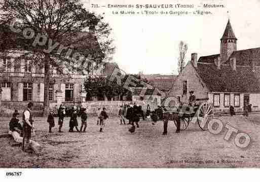 Ville de MOUTIERS, carte postale ancienne