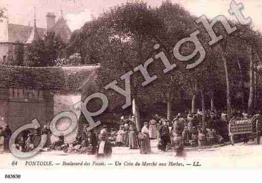 Ville de PONTOISE, carte postale ancienne