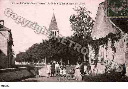 Ville de REBRECHIEN, carte postale ancienne