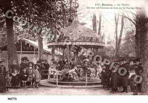 Ville de RENNES, carte postale ancienne