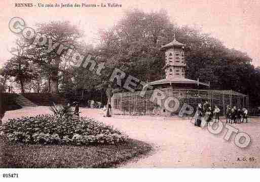 Ville de RENNES, carte postale ancienne