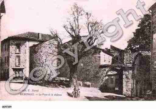 Ville de ROCHEPAULE, carte postale ancienne