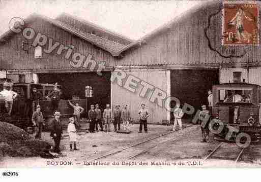 Ville de ROYBON, carte postale ancienne