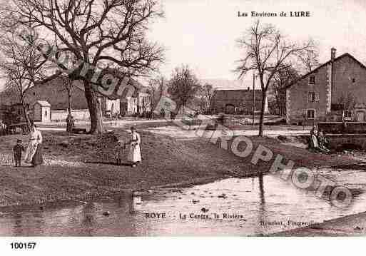 Ville de ROYE, carte postale ancienne