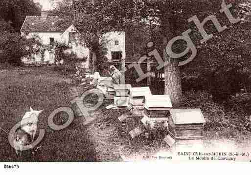 Ville de SAINTCYRSURMORIN, carte postale ancienne