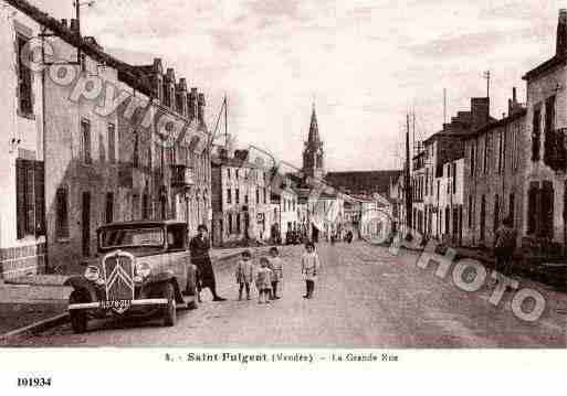 Ville de SAINTFULGENT, carte postale ancienne