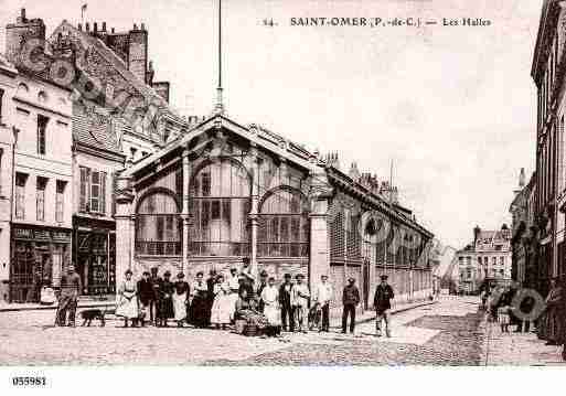 Ville de SAINTOMER, carte postale ancienne