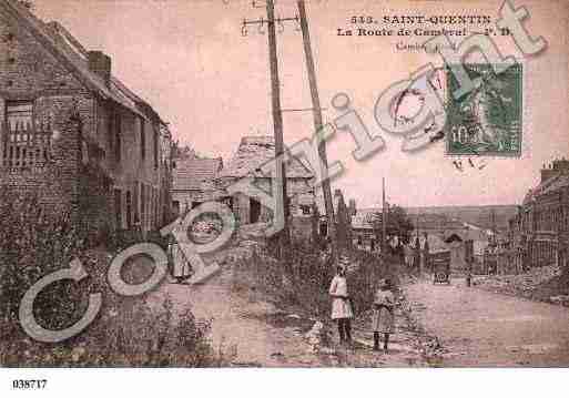 Ville de SAINTQUENTIN, carte postale ancienne