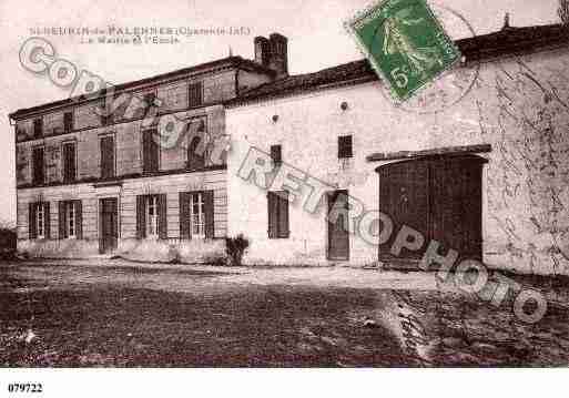 Ville de SAINTSEURINDEPALENNE, carte postale ancienne