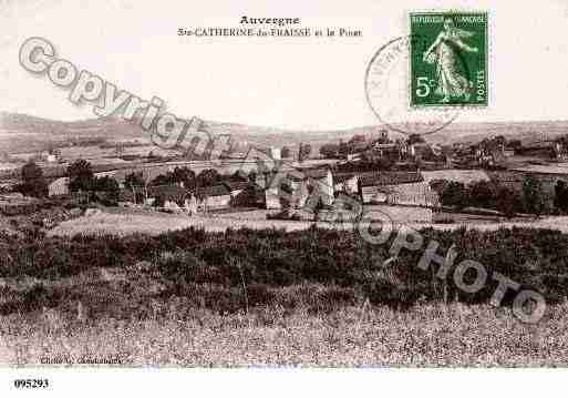 Ville de SAINTECATHERINE, carte postale ancienne