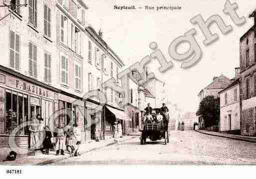 Ville de SEPTEUIL, carte postale ancienne