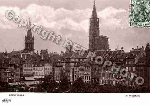 Ville de STRASBOURG, carte postale ancienne