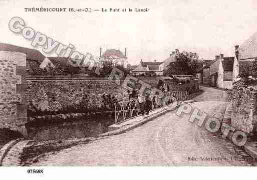 Ville de THEMERICOURT, carte postale ancienne