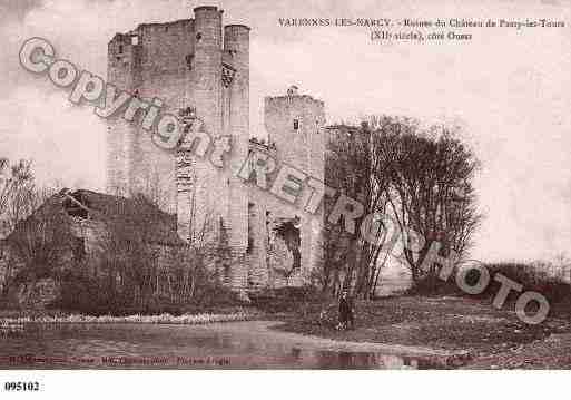 Ville de VARENNESLESNARCY, carte postale ancienne