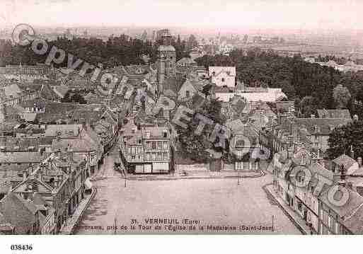 Ville de VERNEUILSURAVRE, carte postale ancienne