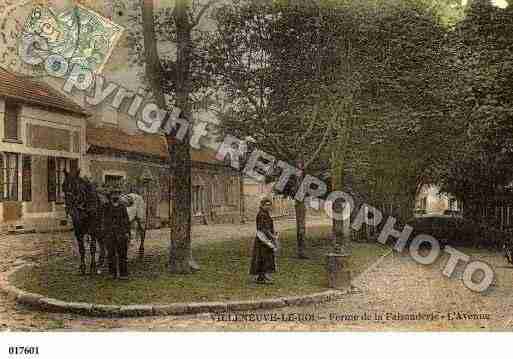 Ville de VILLENEUVELEROI, carte postale ancienne