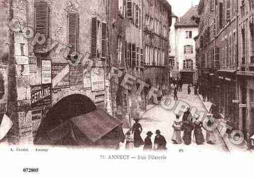 Ville de ANNECY, carte postale ancienne