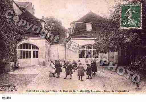 Ville de AUXERRE, carte postale ancienne