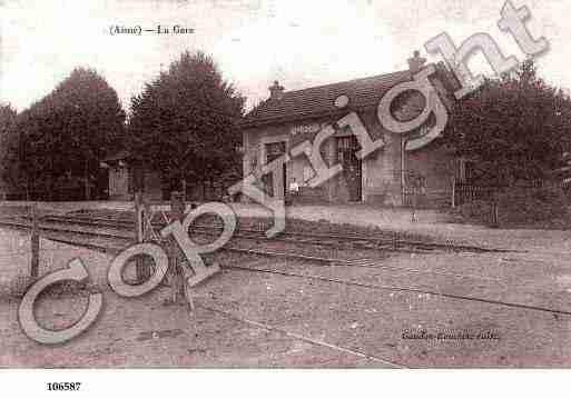 Ville de BAZOCHESSURVESLE, carte postale ancienne