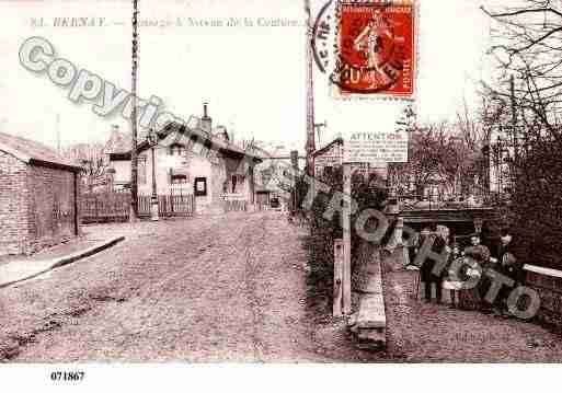 Ville de BERNAY, carte postale ancienne