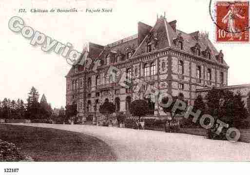 Ville de BONNELLES, carte postale ancienne