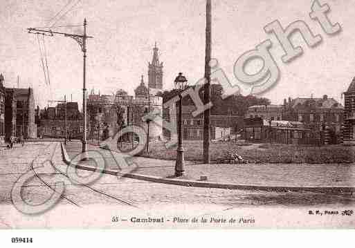 Ville de CAMBRAI, carte postale ancienne