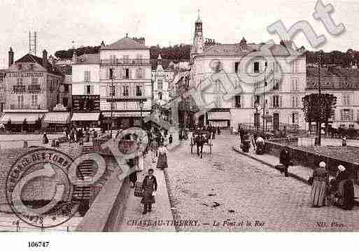 Ville de CHATEAUTHIERRY, carte postale ancienne