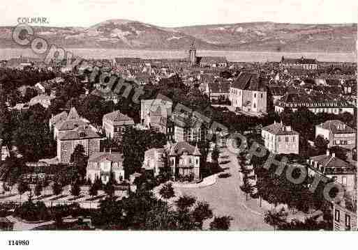 Ville de COLMAR, carte postale ancienne